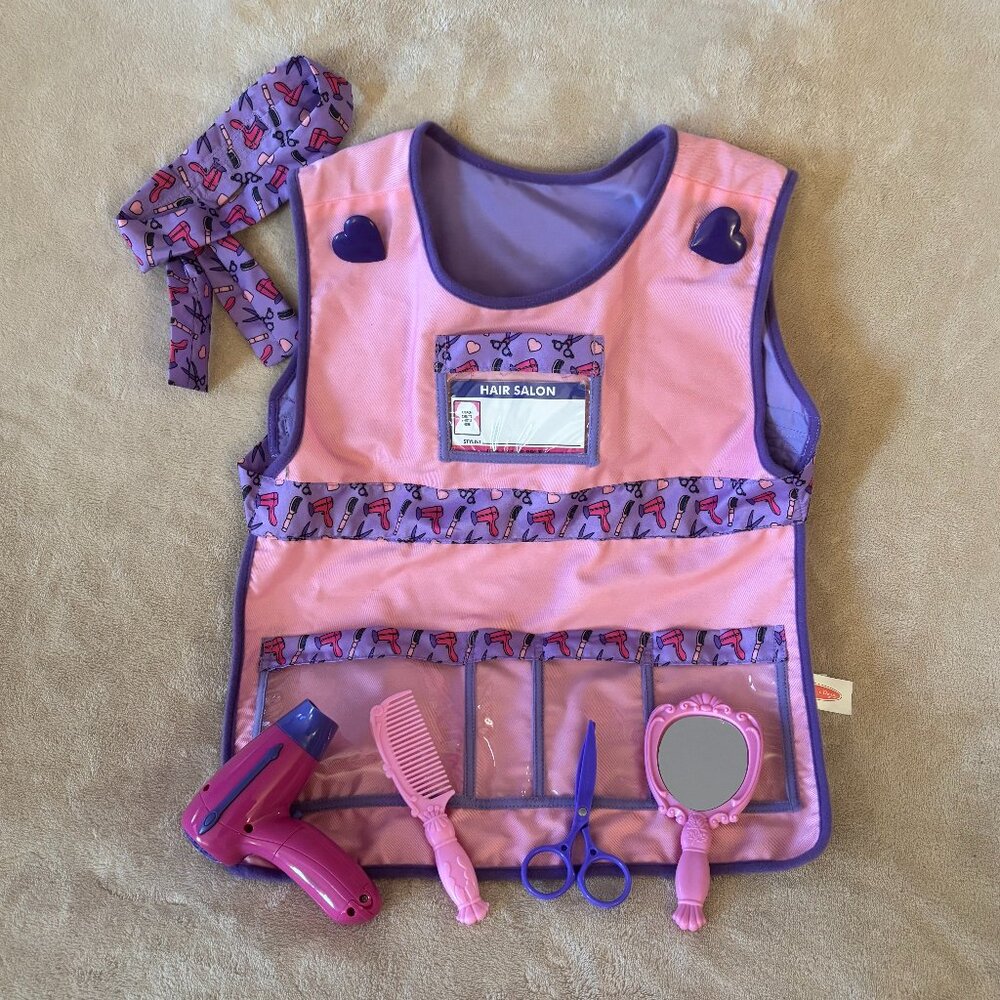 MELISSA & DOUG HAIR STYLIST DRESS-UP SET for Child Age 3+ Years